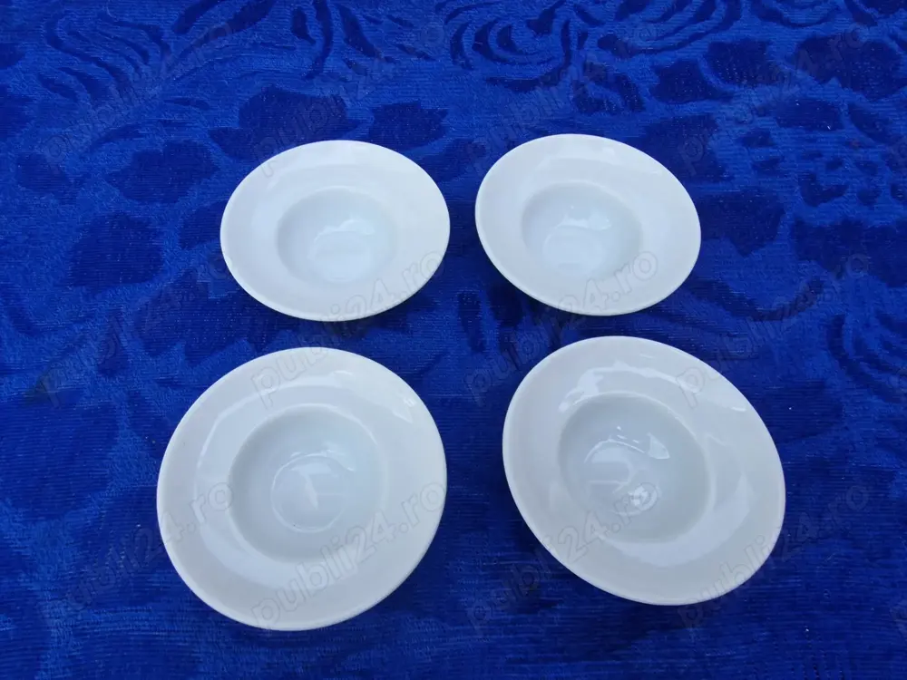 Set Mic Dejun 4 Farfurii gem, ceramica, 10 cm, Simplicity
