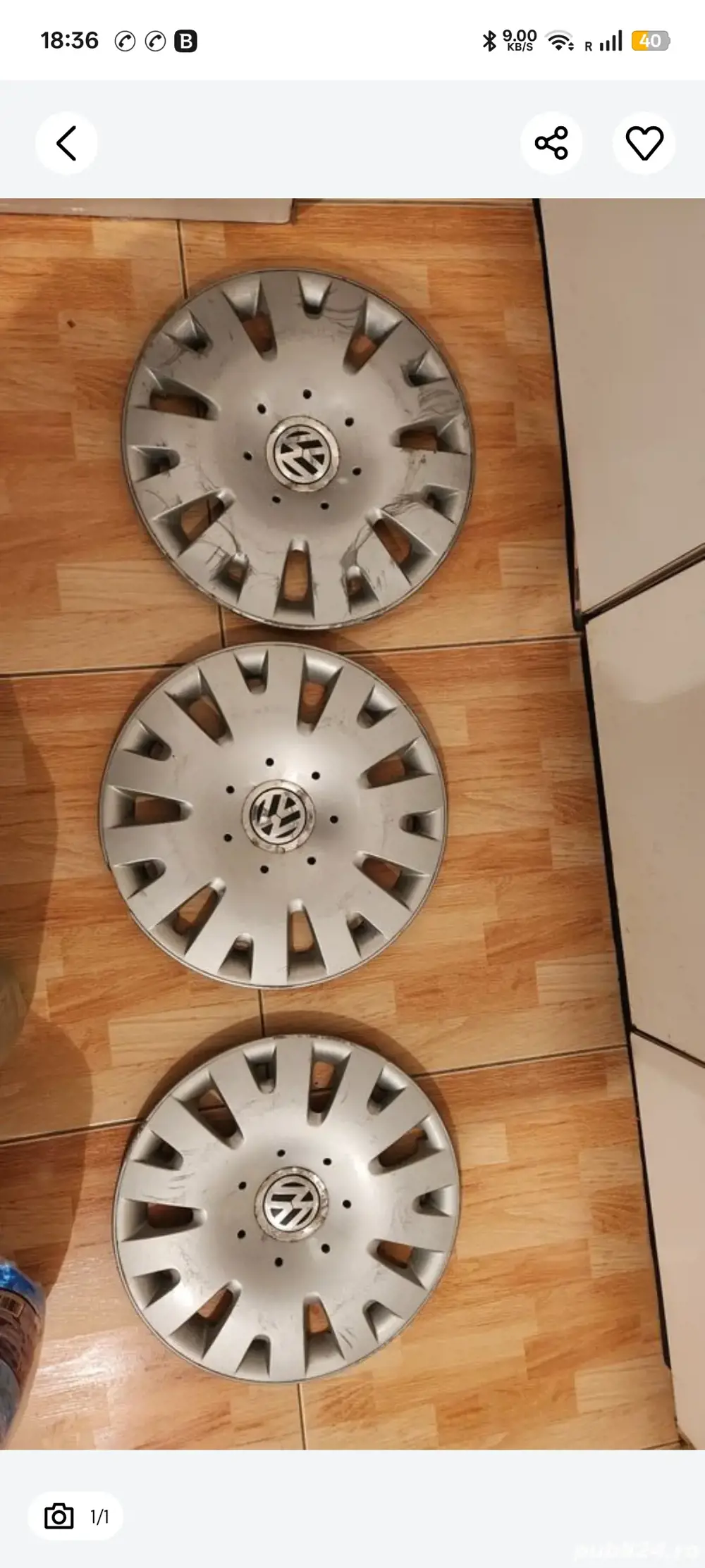 Capace roti 14 inch Volkswagen Polo