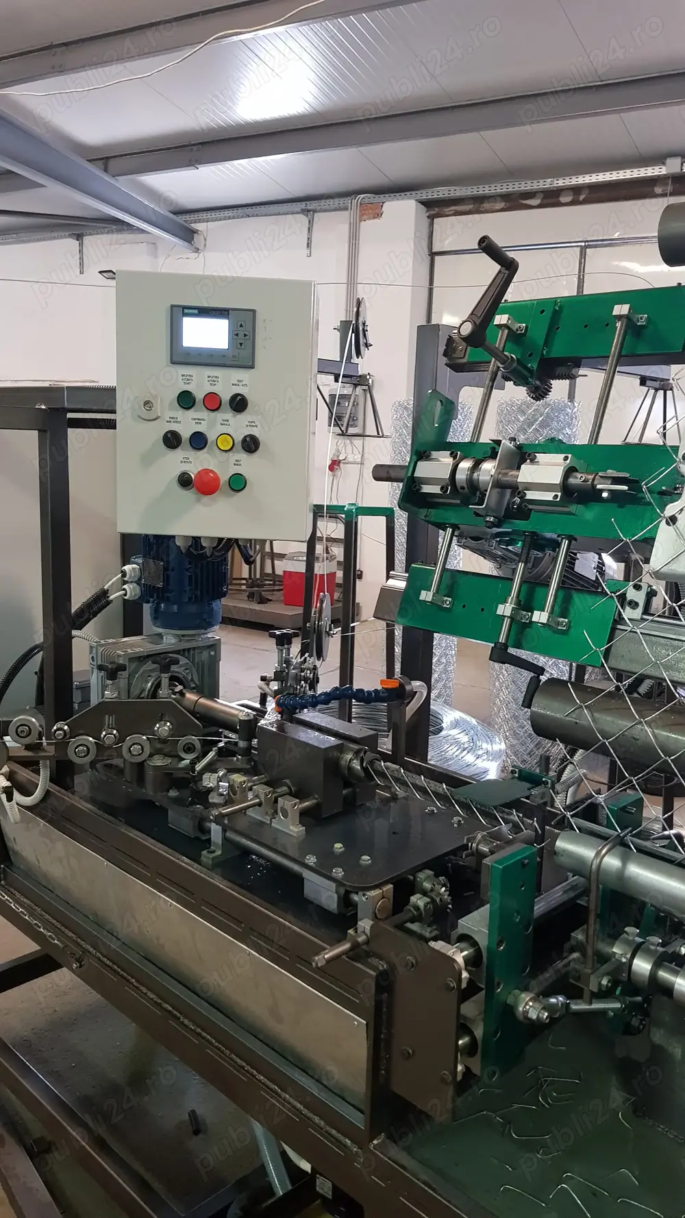 masina automata de facut plasa impletita