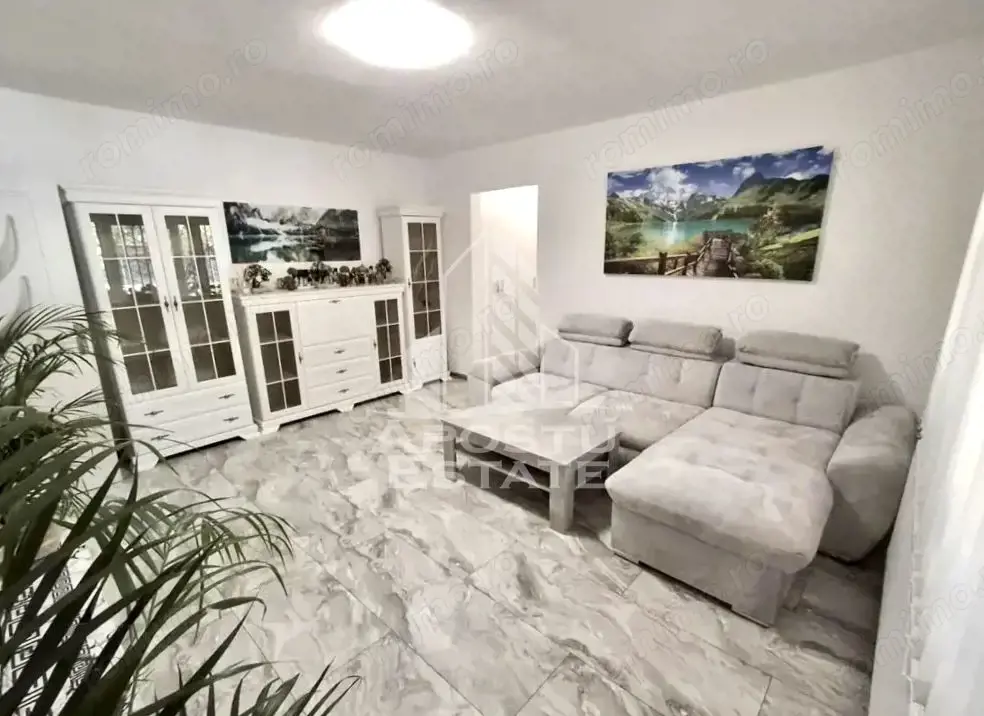 Apartament 2 camere, renovat, centrala prorpie, zona Dambovita