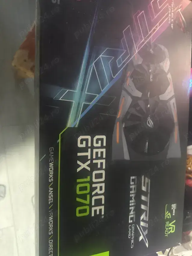 Placa video - GEFORCE GTX 1070 8GB