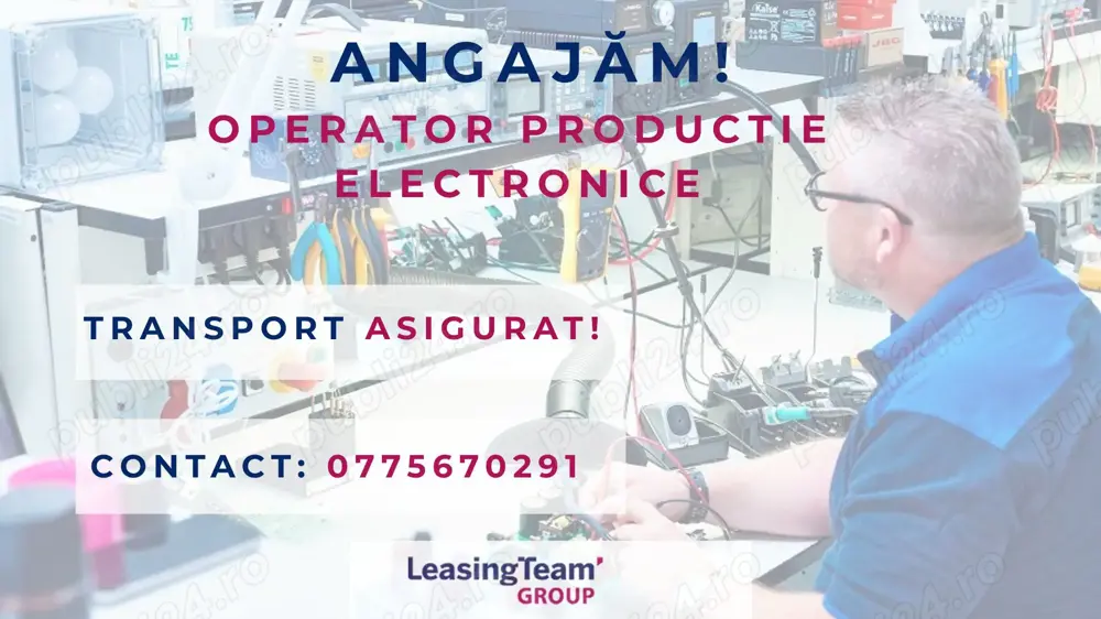 Operator productie electronice - 2 schimburi