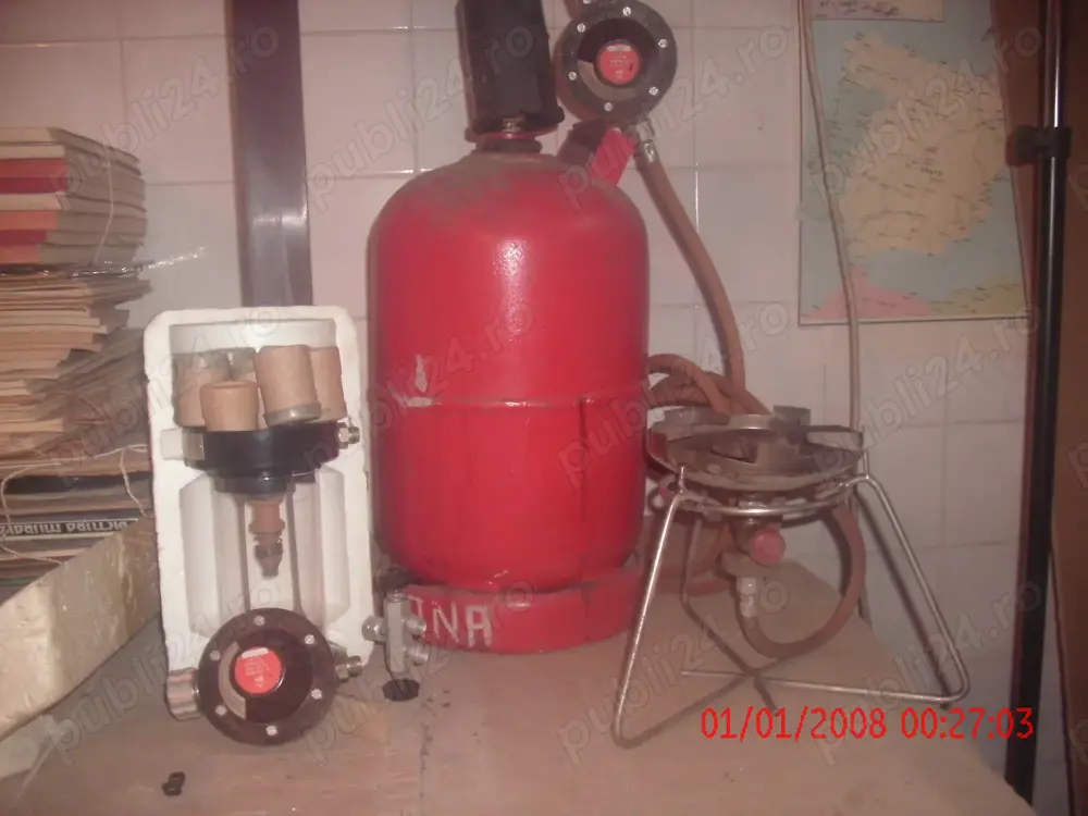 Sistem Butelie Gaz, Arzator si Lumina Camping.