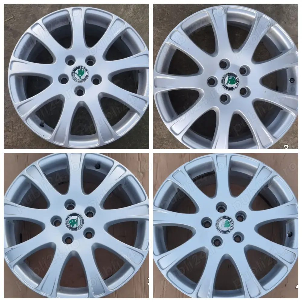 Jante Skoda OEM 17 inch – 5x112 – Schimb/Vând – Trimit cu verificare!