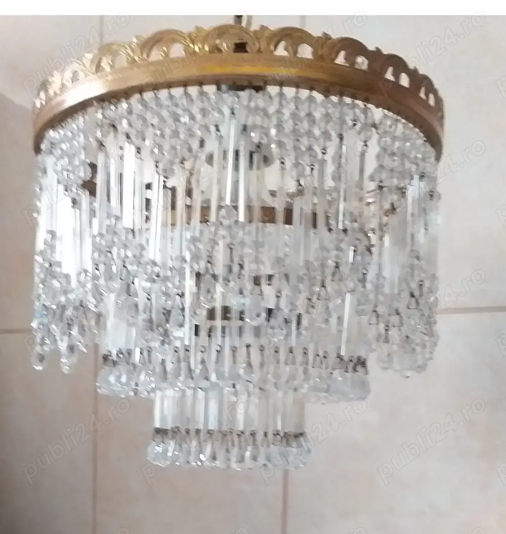 Lustra cristal pentru 1 bec