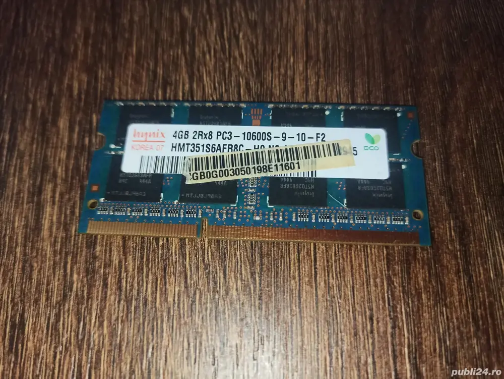 4Gb DDR3 Hynix memorie ram laptop