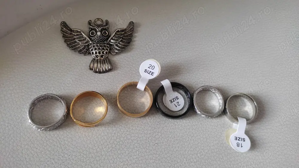 pandantiv bufnita, metal - Harry Potter | Inel din aliaj zinc, Lord of the rings   the hobbit