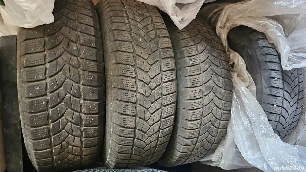 Roți iarnă 195/65/15 Firestone jante+anvelope cauciucuri Skoda, VW Aud