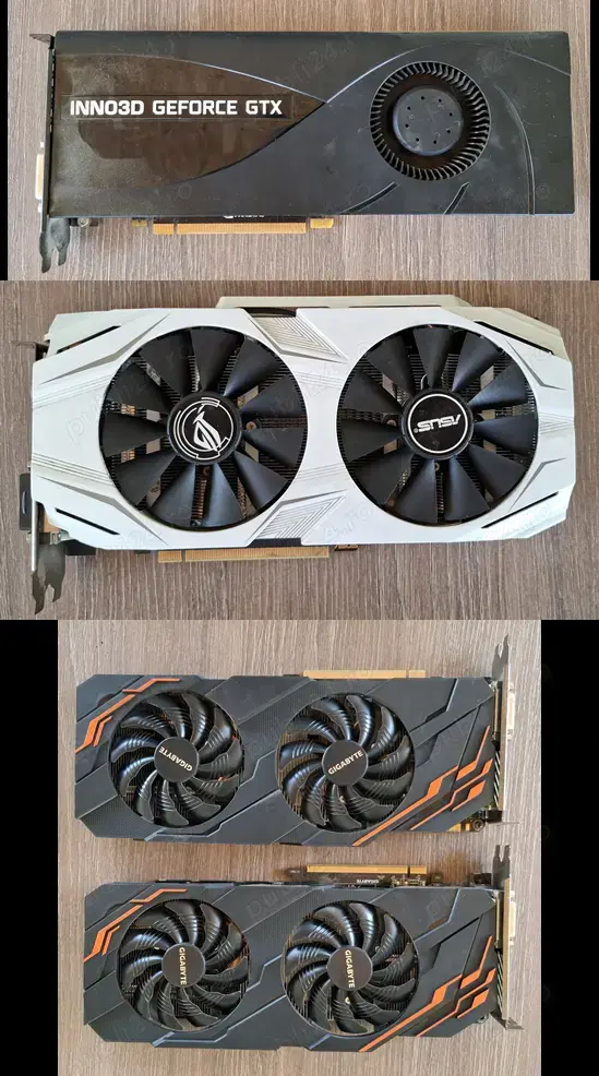 4xGPU GTX1070, Surse Corsair, FSP Hydro G, Bitmain, Placi de baza, RAM