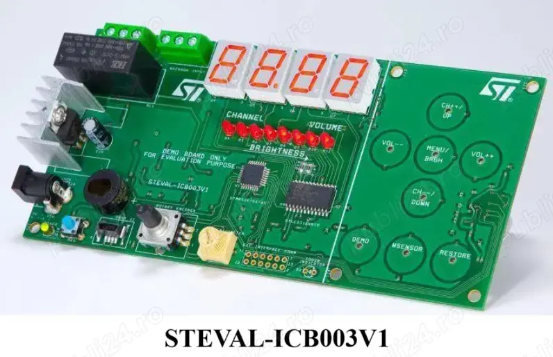 Plăci demonstrative STM (accelerometre, drivere LED, interfețe)