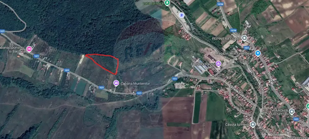 Teren 5,800mp Aiud / Strada Abrudului COMISION 0%