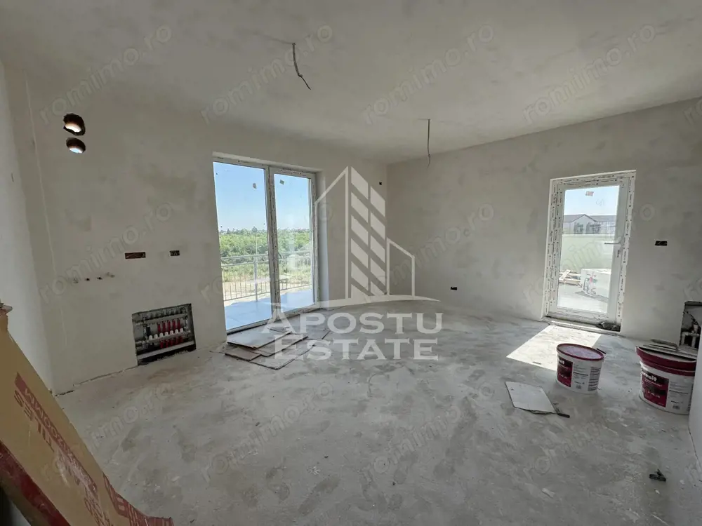 Apartament cu 2camere si terasa de 30m finisaje la alegere in Braytim.