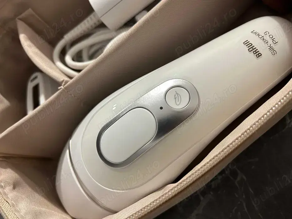 Epilator IPL Braun Silk Expert PRO3, 300K imp, aproape Nou + Garantie