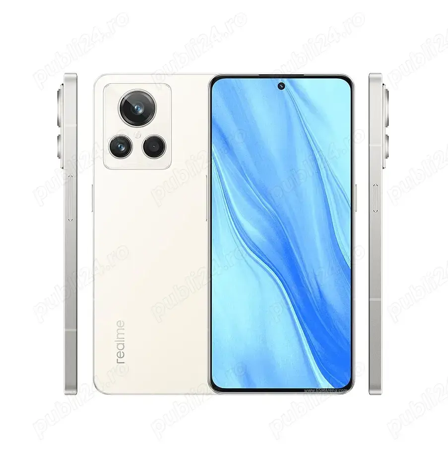 Telefon mobil Realme GT2 Explorer Master 256GB 12GB White Iceland