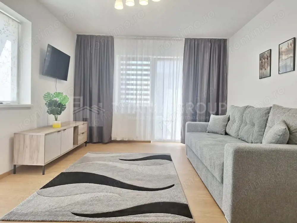 Apartament 2 camere modern, parcare, contract ANAF