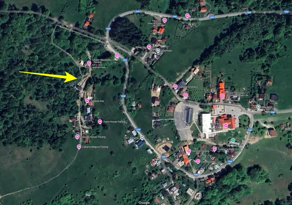  Terenuri de vânzare în Rusu   Parâng, Petroșani (zona turistică dezvoltată)