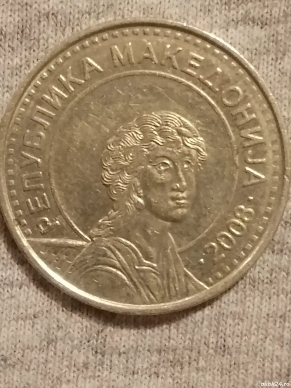 Moneda veche de colecție rară 