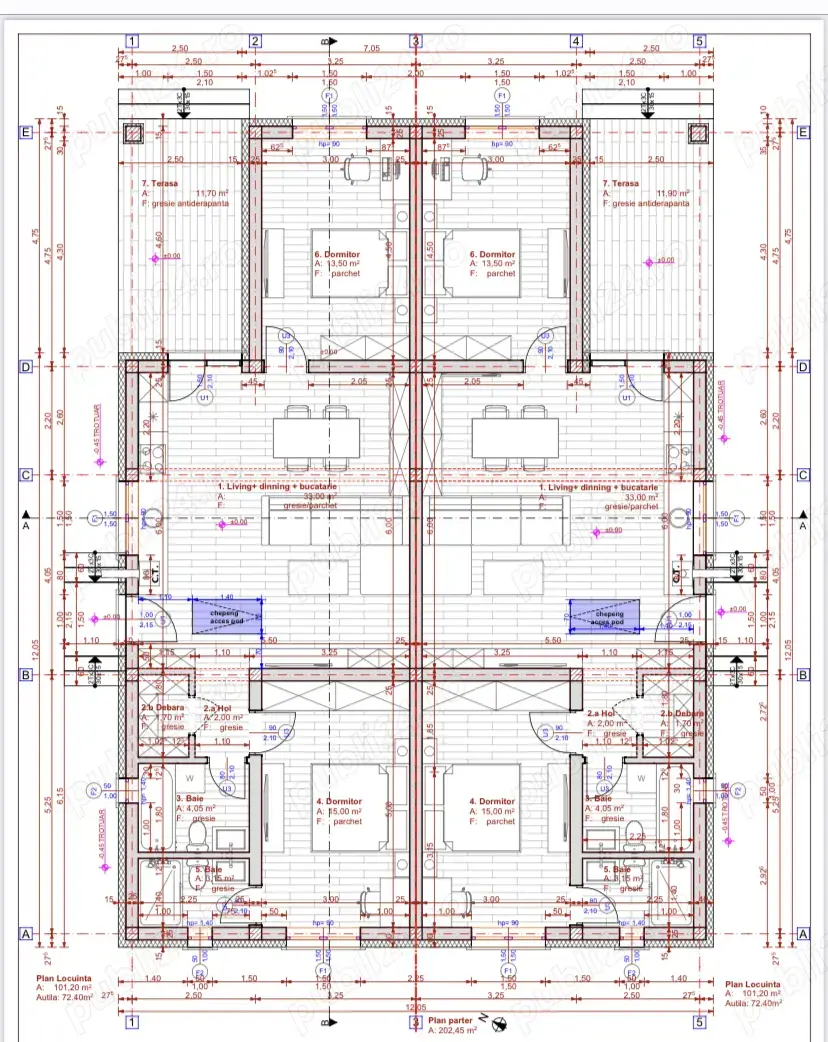 Jumătate duplex in Sacalaz la cheie 120 000 