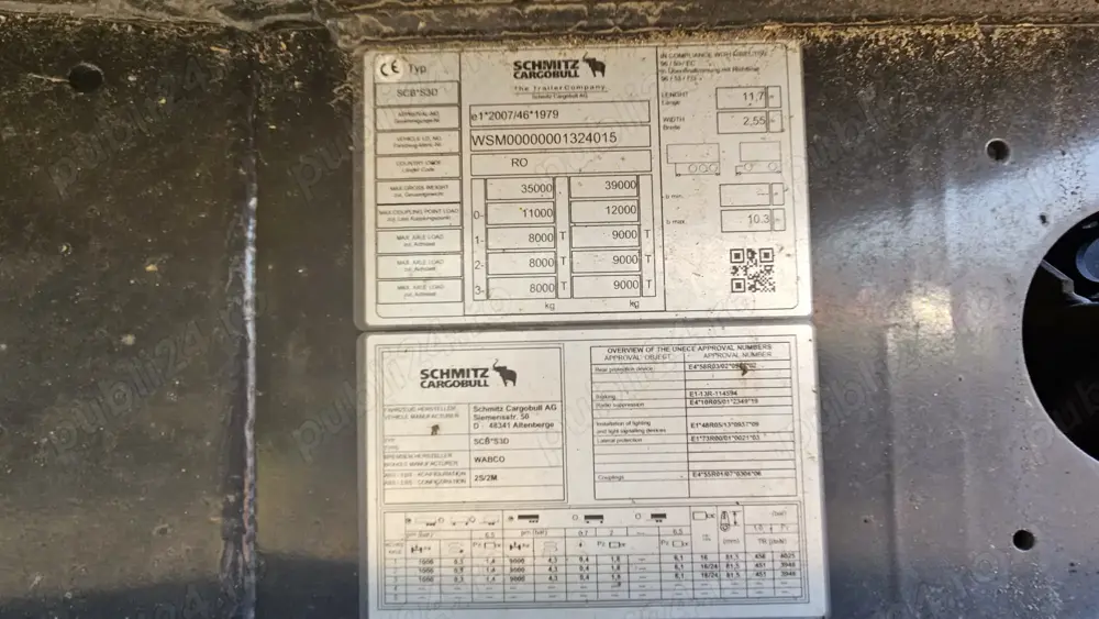semiremorcă Schmitz Cargobull SCB*S3D 10 VLN