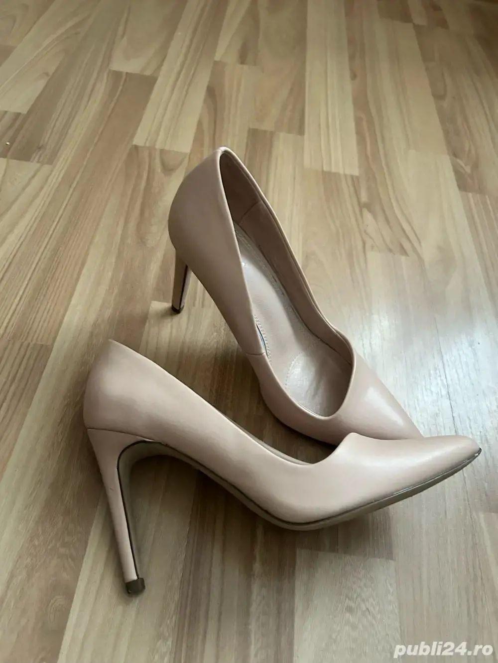 pantofi stiletto , bej , 38 
