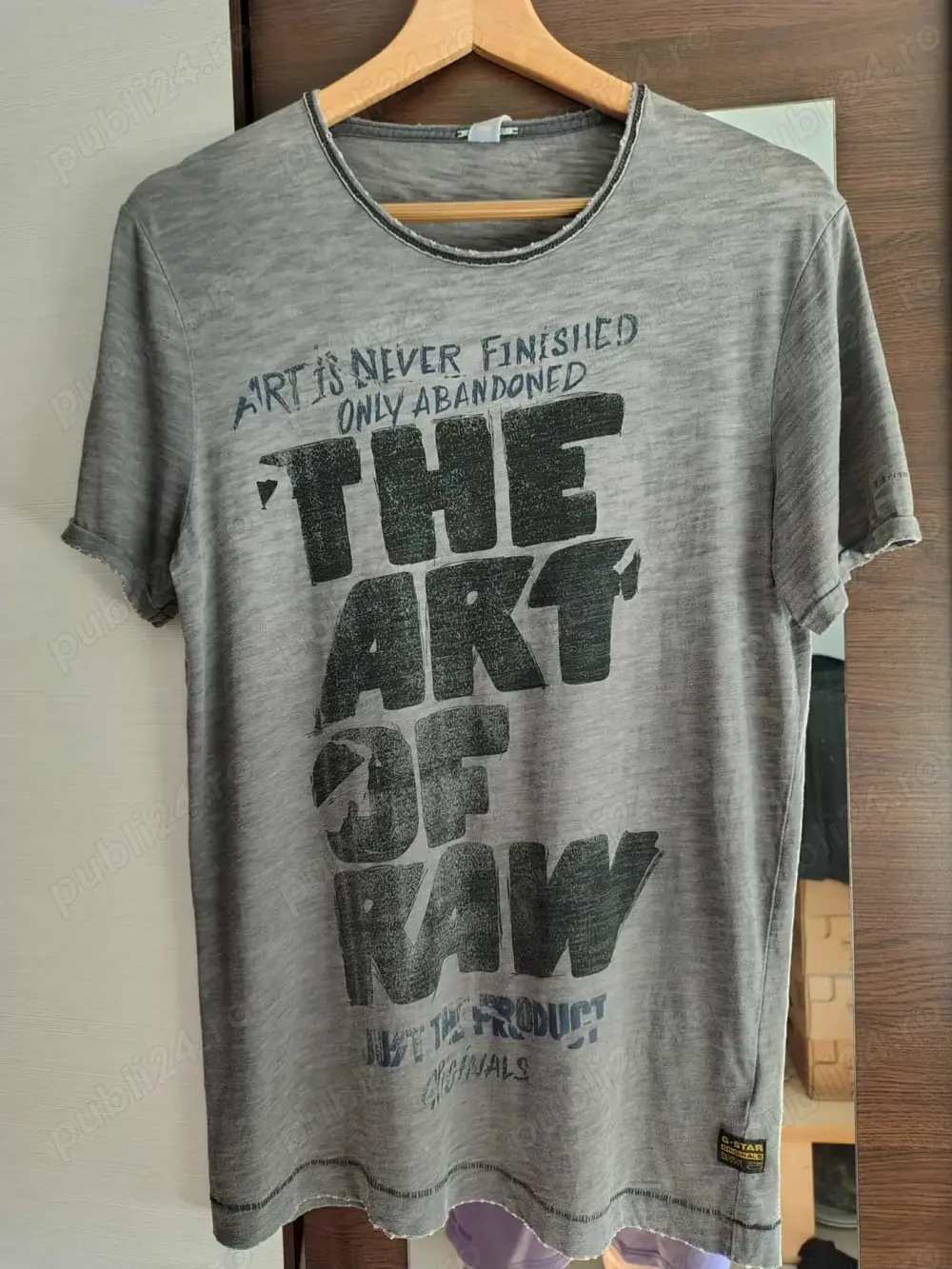 Tricou G STAR RAW - g-star the art of raw men's t shirt - great men's t-shirt Size M