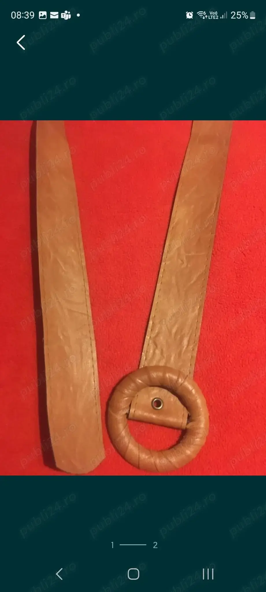 curea reglabila maro deschis