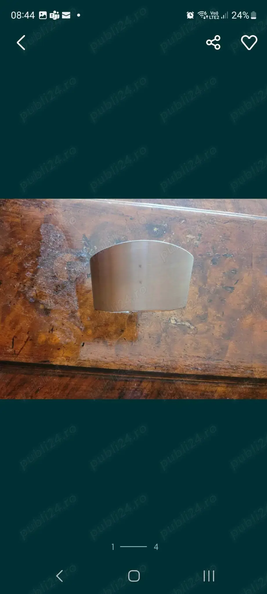 aparator din inox pentru degete