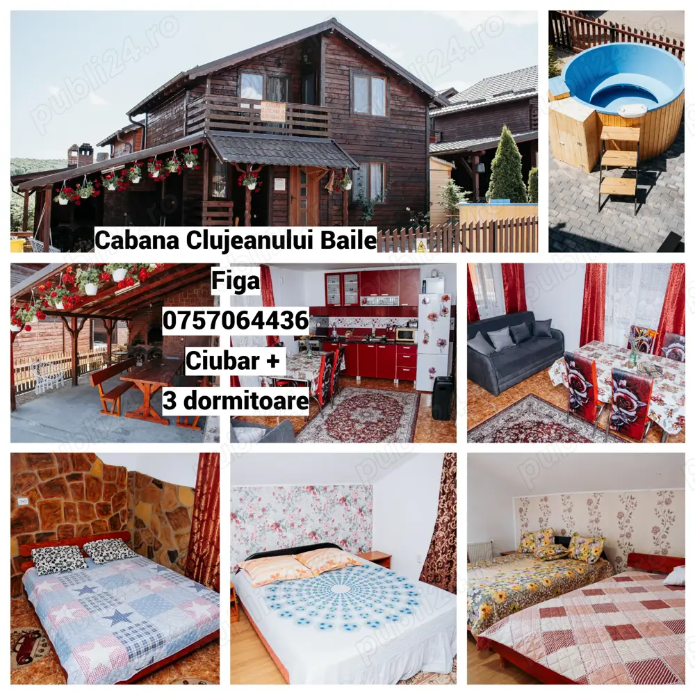 Inchiriez cabana la Baile Figa