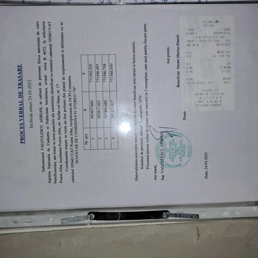 teren intravilan 500 mp Poarta Alba