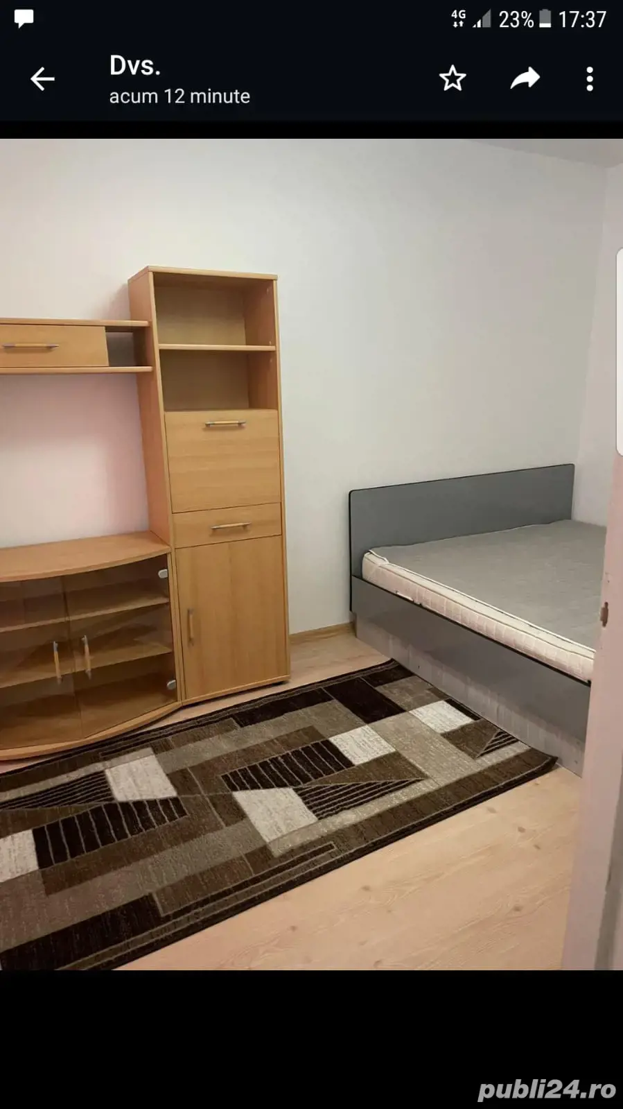 Vând apt 2 camere in calea sagului. 