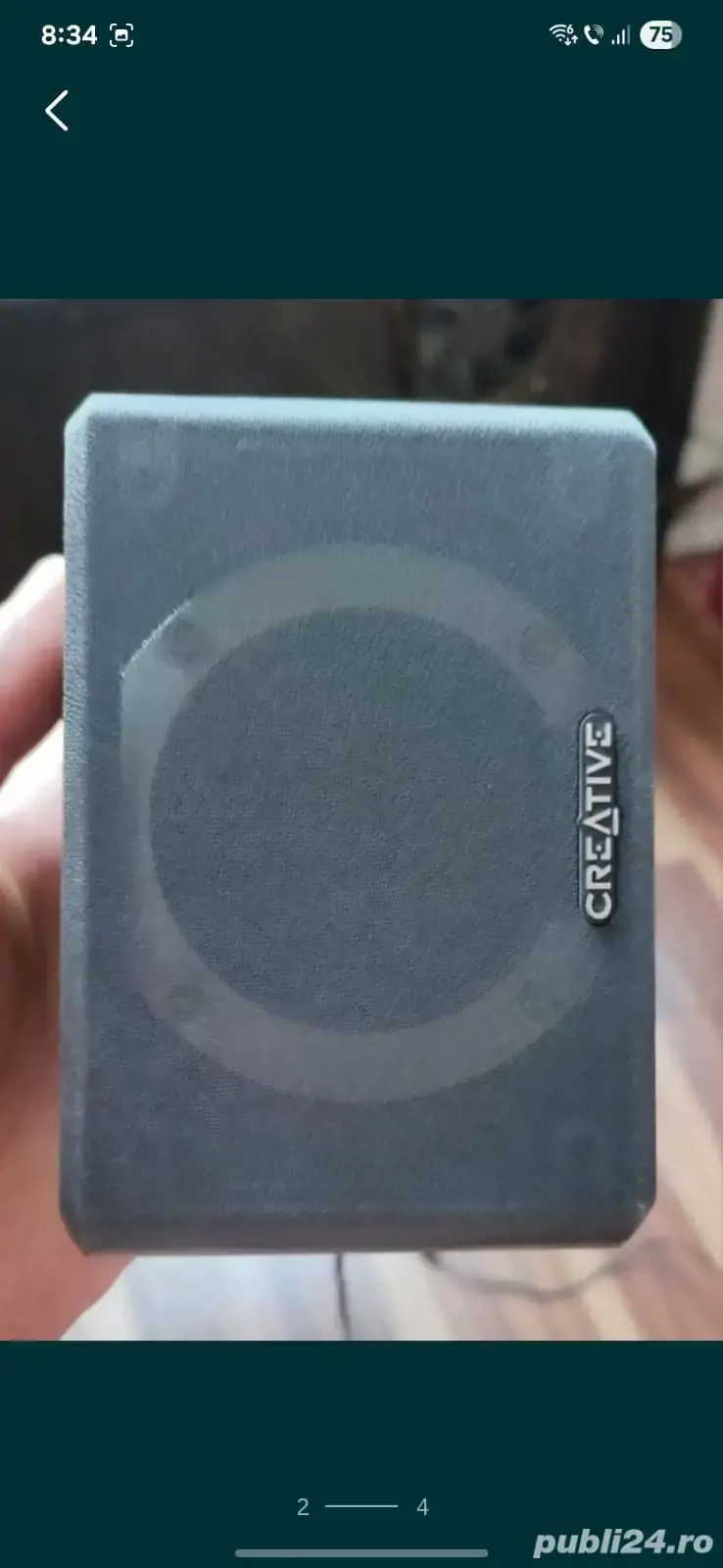 boxa difuzor creative