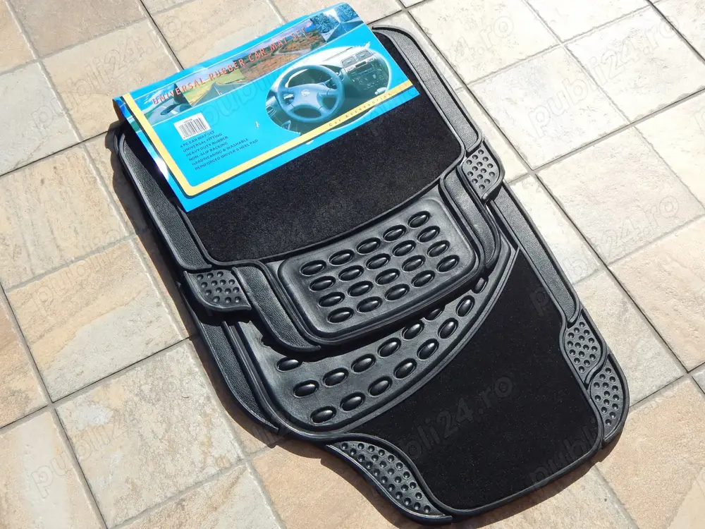 Set covorase auto cauciuc universale 2Drive, set 4 bucati 12010B noi