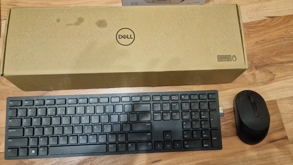 kit tastatura mouse dell wireless nou