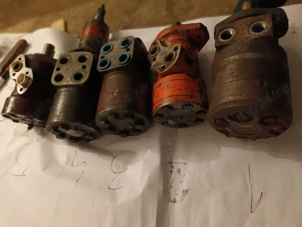 Distribuitor hidraulic cu dubla comanda ,bobina la 24 v.