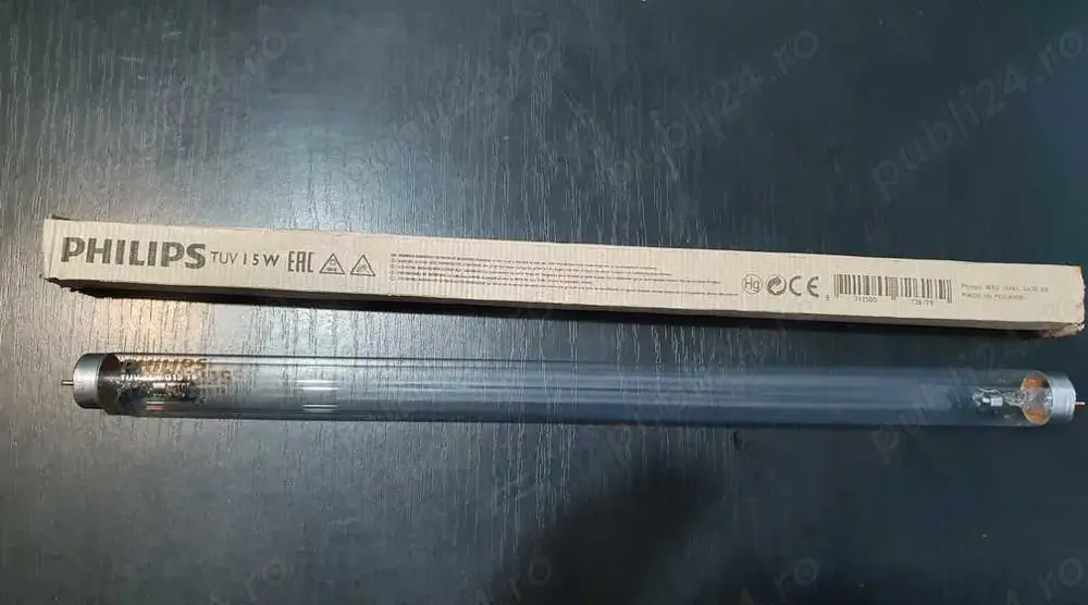 Neon pentru sterilizare 15W Philips TUV UV-C G15 T8 302.5 mm NOU