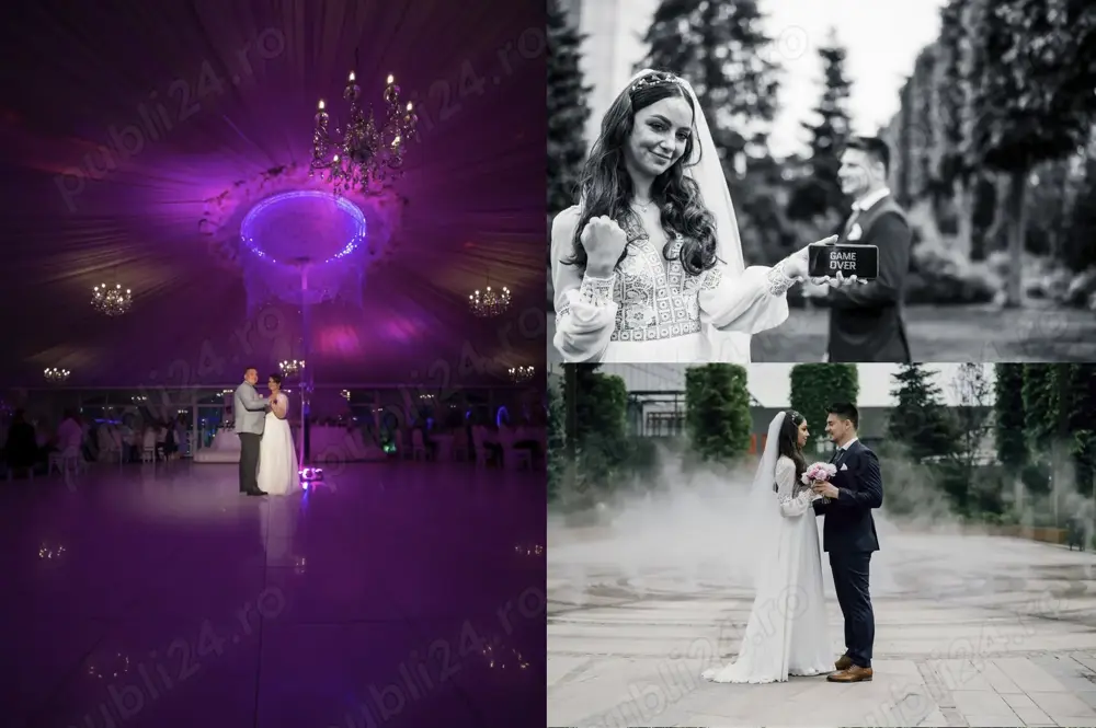 Video Nunti & Botezuri + Fotografie Profesională | Pachete de la 800E
