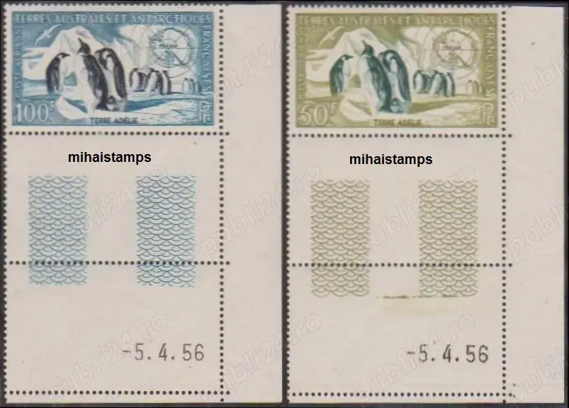 Timbre scumpe - Teritoriul Antarctic Francez ( PA)