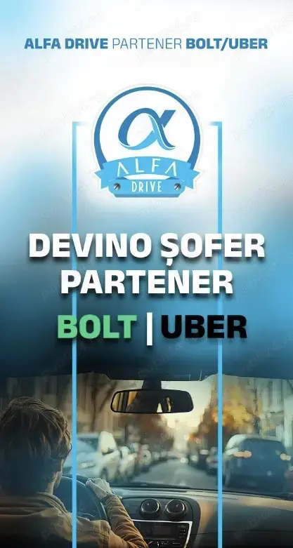 Sofer Uber si Bolt - Ridesharing   Livrator Bolt Food