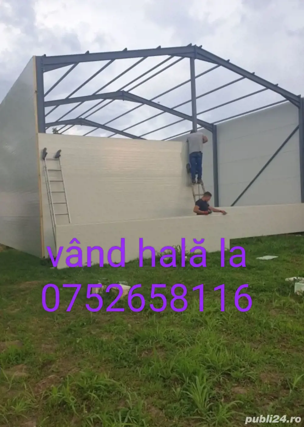 vând hală metalică