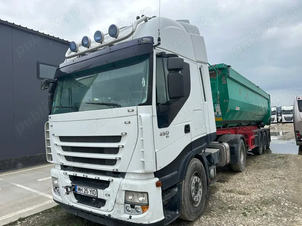 Iveco Stralis euro V 450 CP + semiremorca basculabila Kempf
