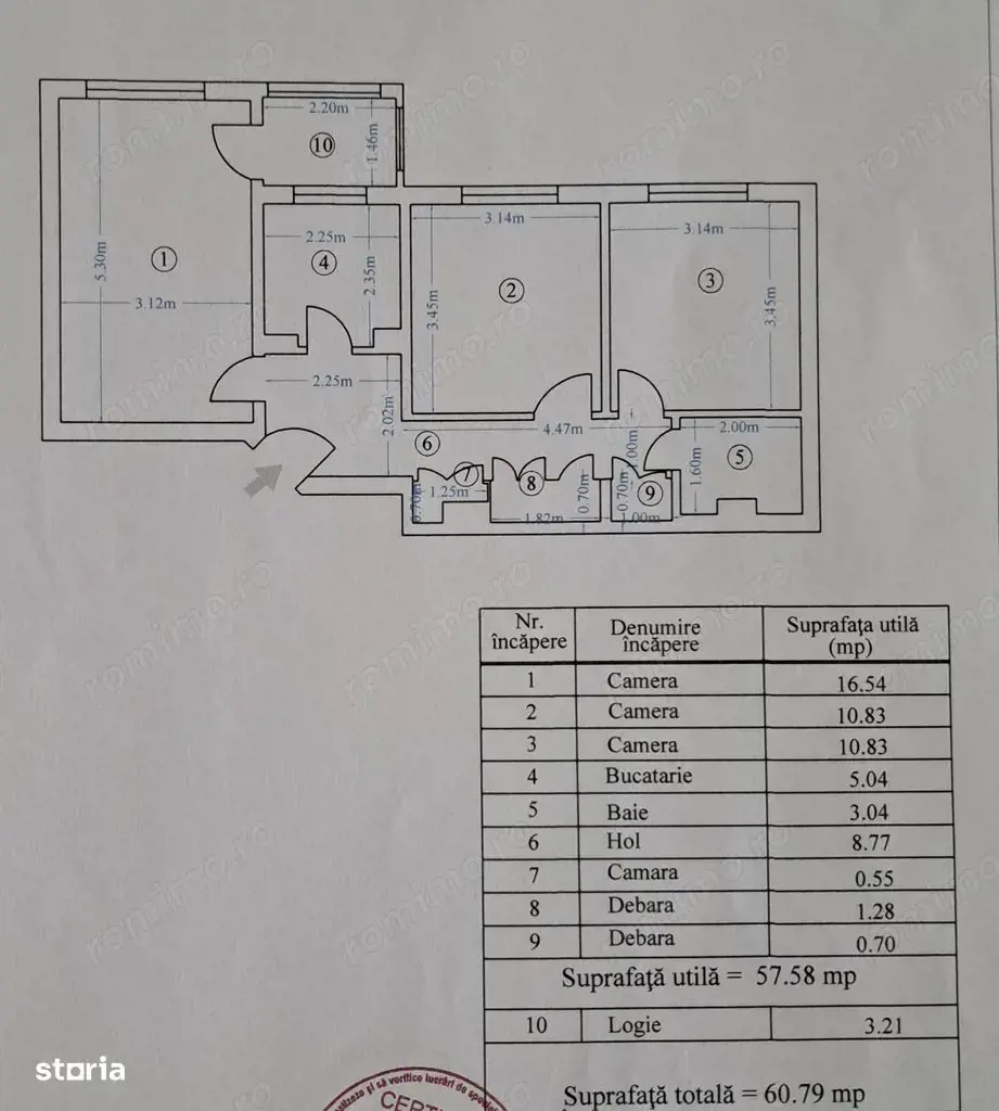 Vanzare apartament 3 camere Titan, 5 min. metrou 1 Decembrie, etaj 1/8 Vanzare apartament 3 camere Titan, 5 min. metrou 1 Decembrie, etaj 1/8