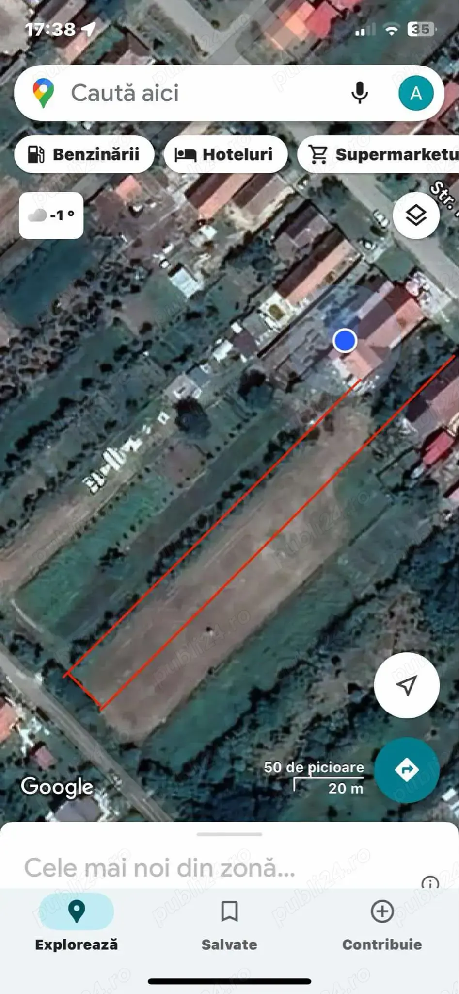 Vând sau schimb teren intravilan Pădureni Timiș 