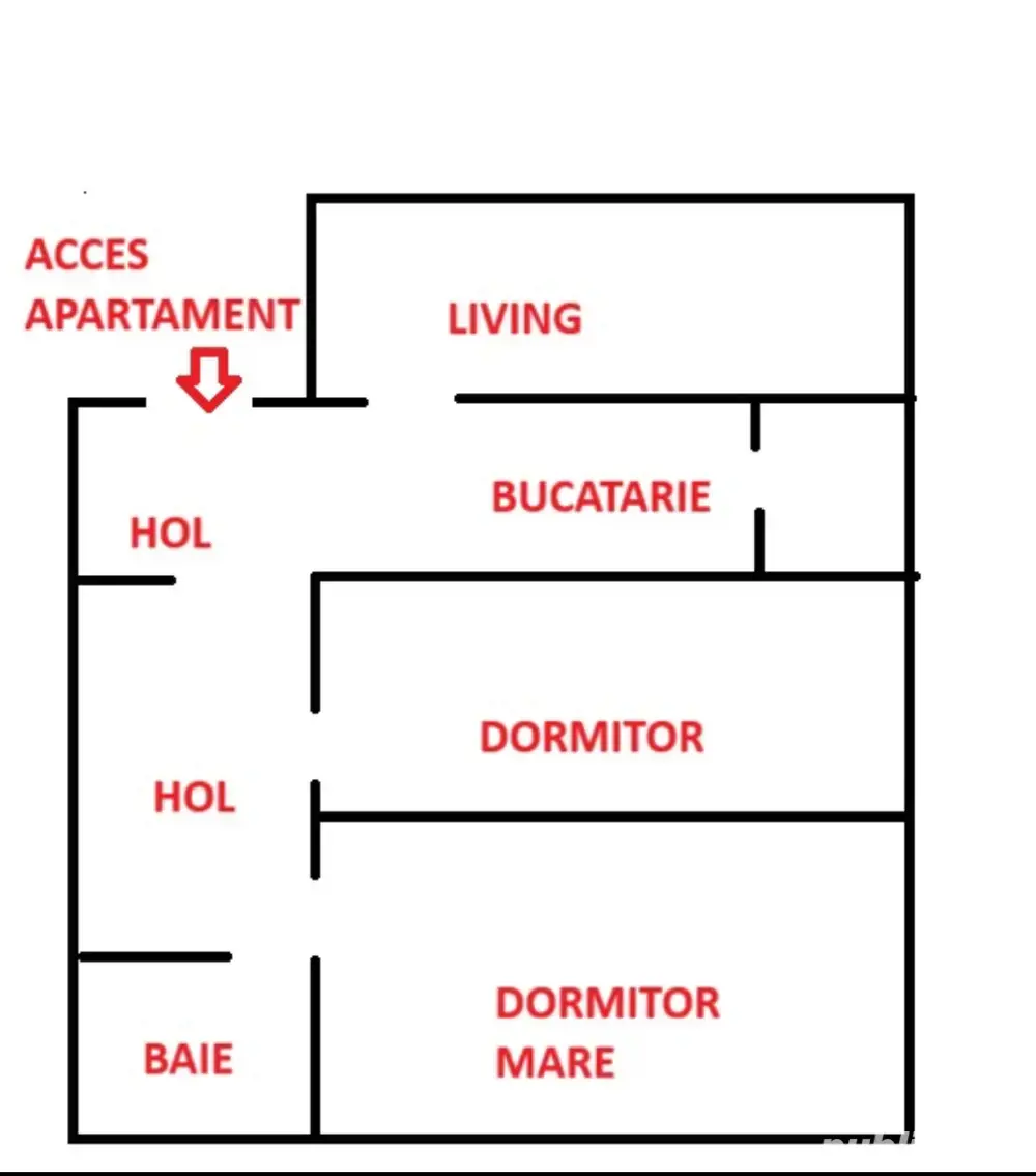 De inchiriat Ap 3 camere decomandat Lipovei