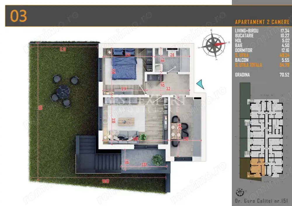 2 Camere-Mutare Rapida/5 minute STB