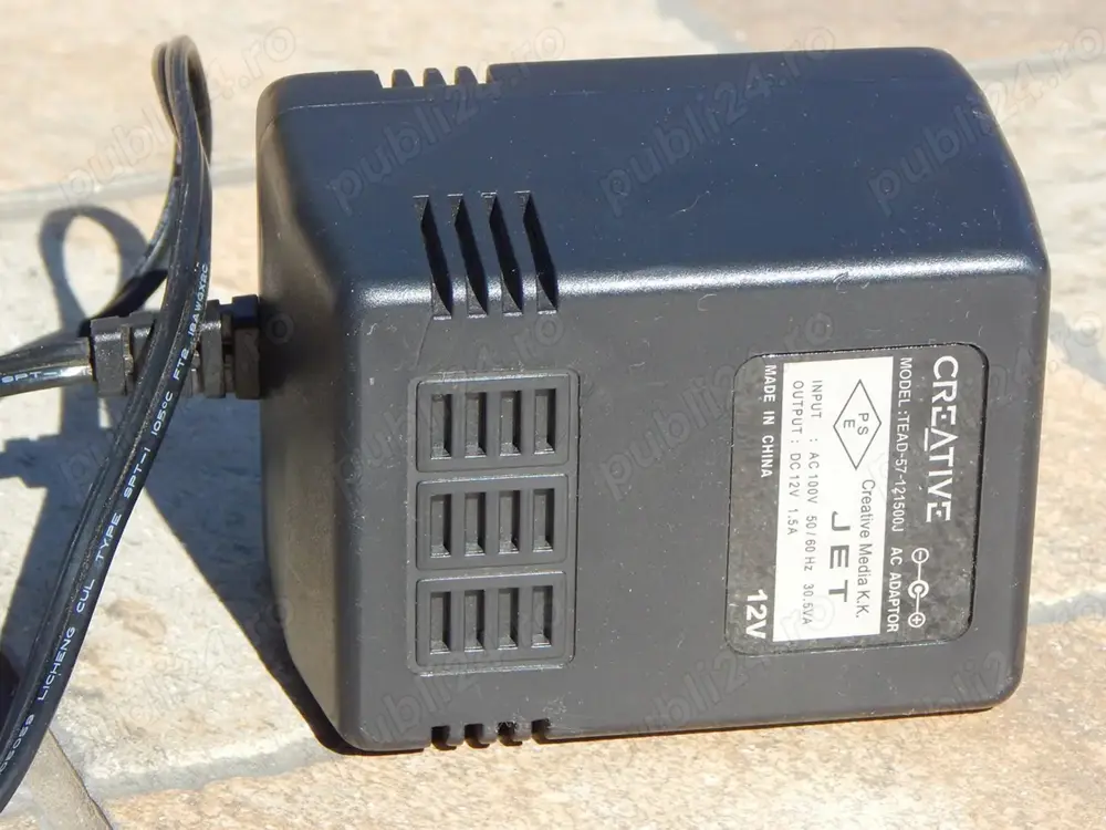 Adaptor AC pentru boxe Creative TEAD-57 AC 100 V to DC 12 V