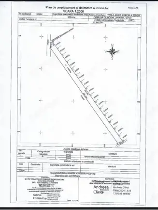 De vanzare, Teren intravilan, 2 fronturi, 6054mp, Domnesti