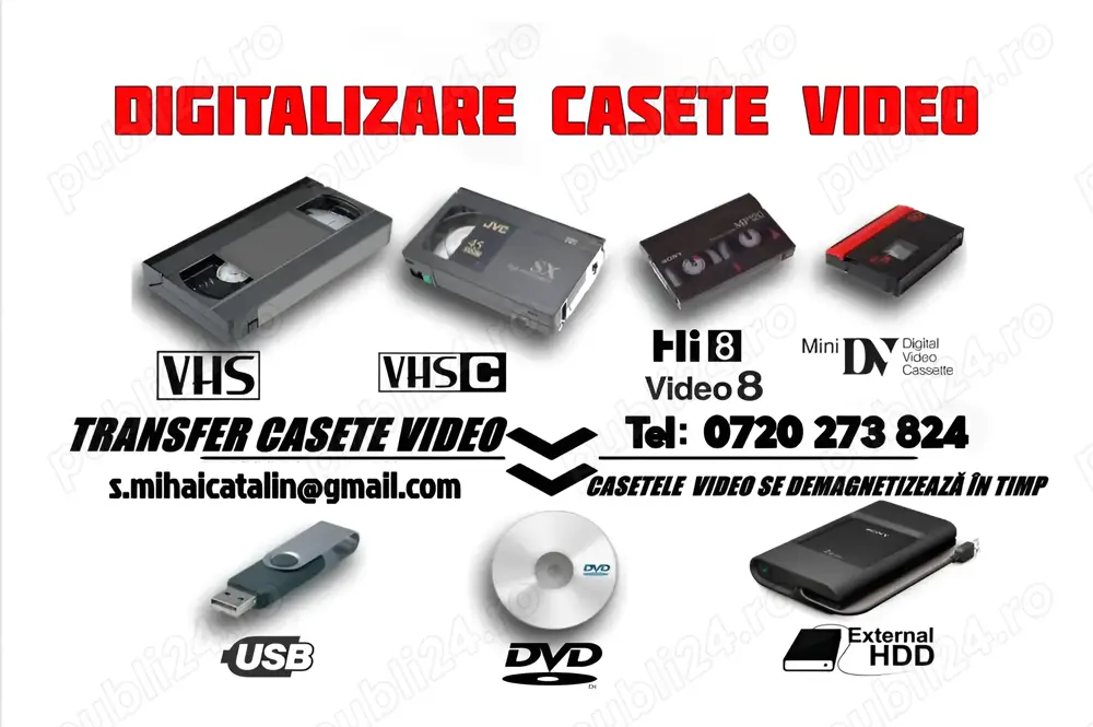 Transfer casete si reconditionare foto