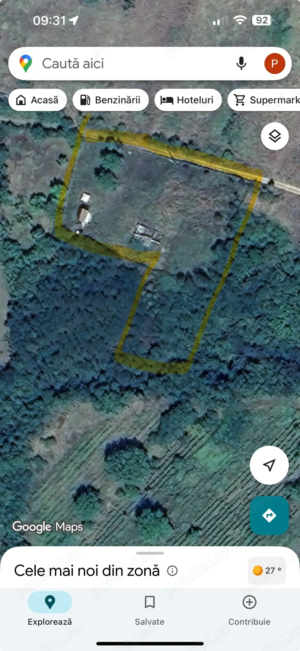 Teren intravilan pt casa de vacanta in Siria deal