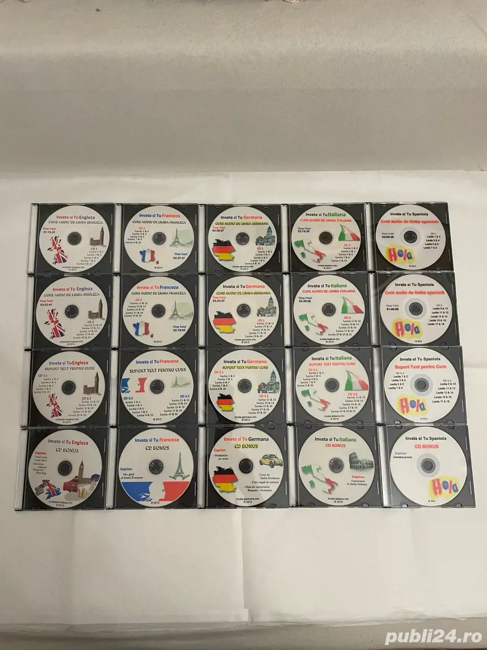 Cursuri audio de 5 limbi străine