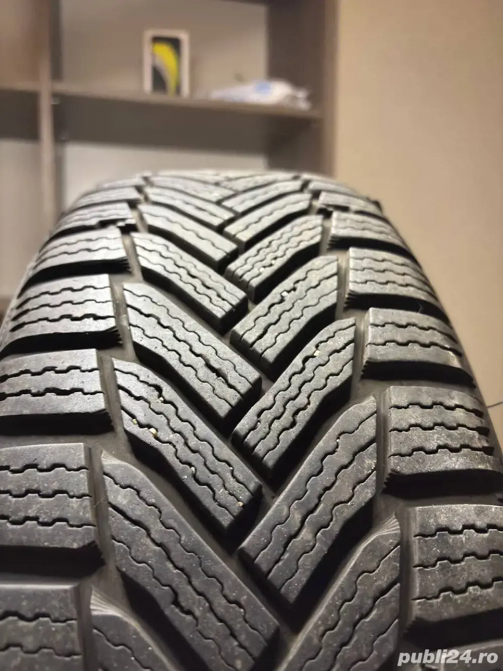 Roti Jante Aliaj Volkswagen + Anvelope Iarna Michelin Alpin 6 2023 - 195/65 R15